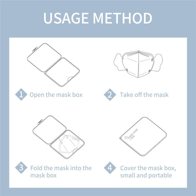 Portable Lightweight Mask Case Storage Bag Organizer Box